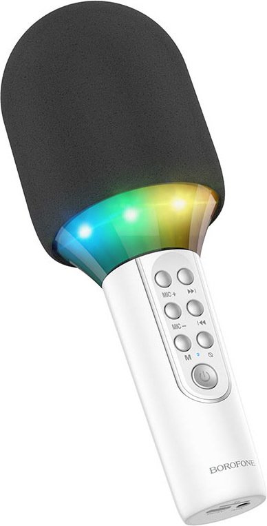 

Bluetooth-микрофон Borofone BFK2 Elf (белый)