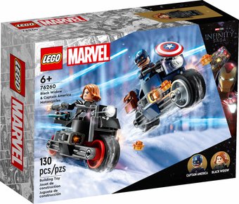 LEGO Marvel Super Heroes 76260 Черная вдова и Капитан Америка на мотоциклах