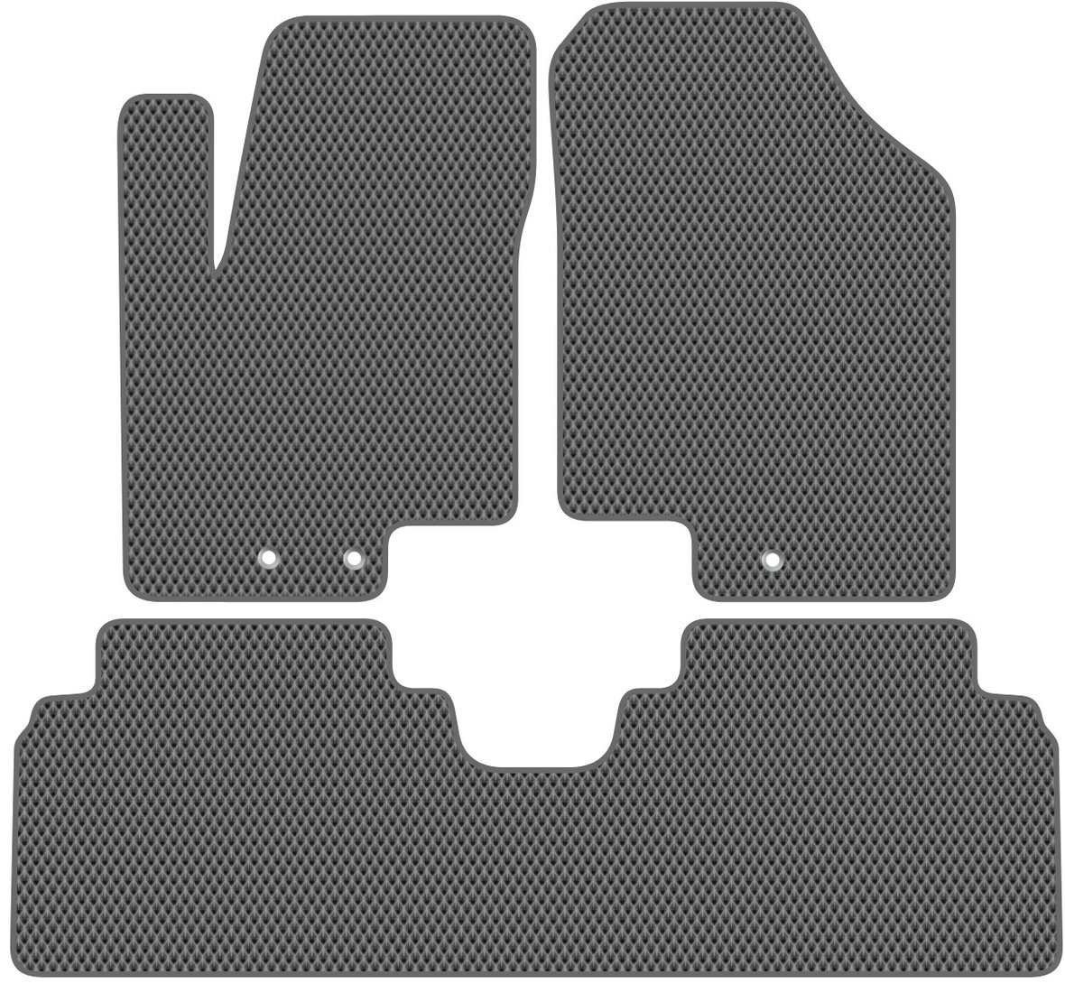 

Комплект ковриков для авто Alicosta Kia Venga (хэтчбек 5 дв) 2010 - 2017 (серый, ромб)