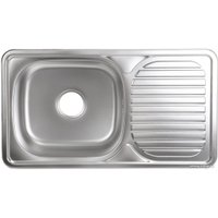 Кухонная мойка AKS Прямоугольная 76x42 (декорированная)