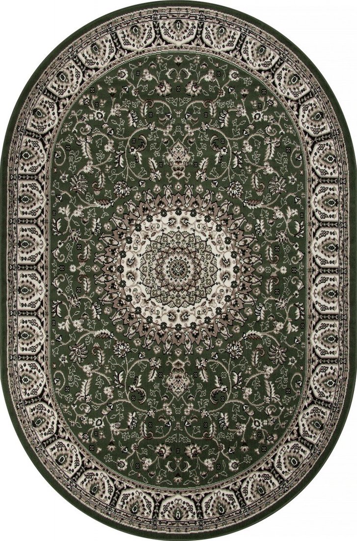 

Ковер для жилой комнаты Merinos Gavana D409-OVAL-GREEN (1.5х1.9)