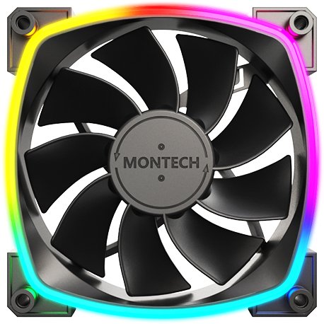 

Вентилятор для корпуса Montech RX120 PWM (черный)