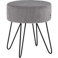 Пуфик Stool Group Спейси vd-spacy-cl-steel (велюр светло-серый)