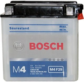 Мотоциклетный аккумулятор Bosch M4 12N10-3B/YB10L-B 511 013 009 (11 А·ч)