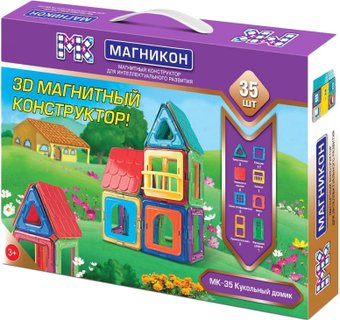 Магнитный конструктор Магникон МК-35 Кукольный домик