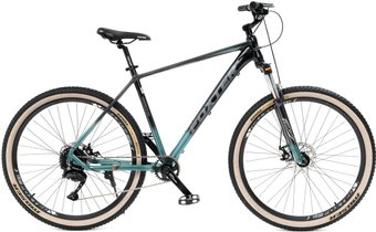 Велосипед Foxter Dallas 29 Cues р.21 2024 (черный/зеленый)