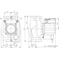 Циркуляционный насос Wilo TOP-S 40/10 (1~230 V, PN 6/10)