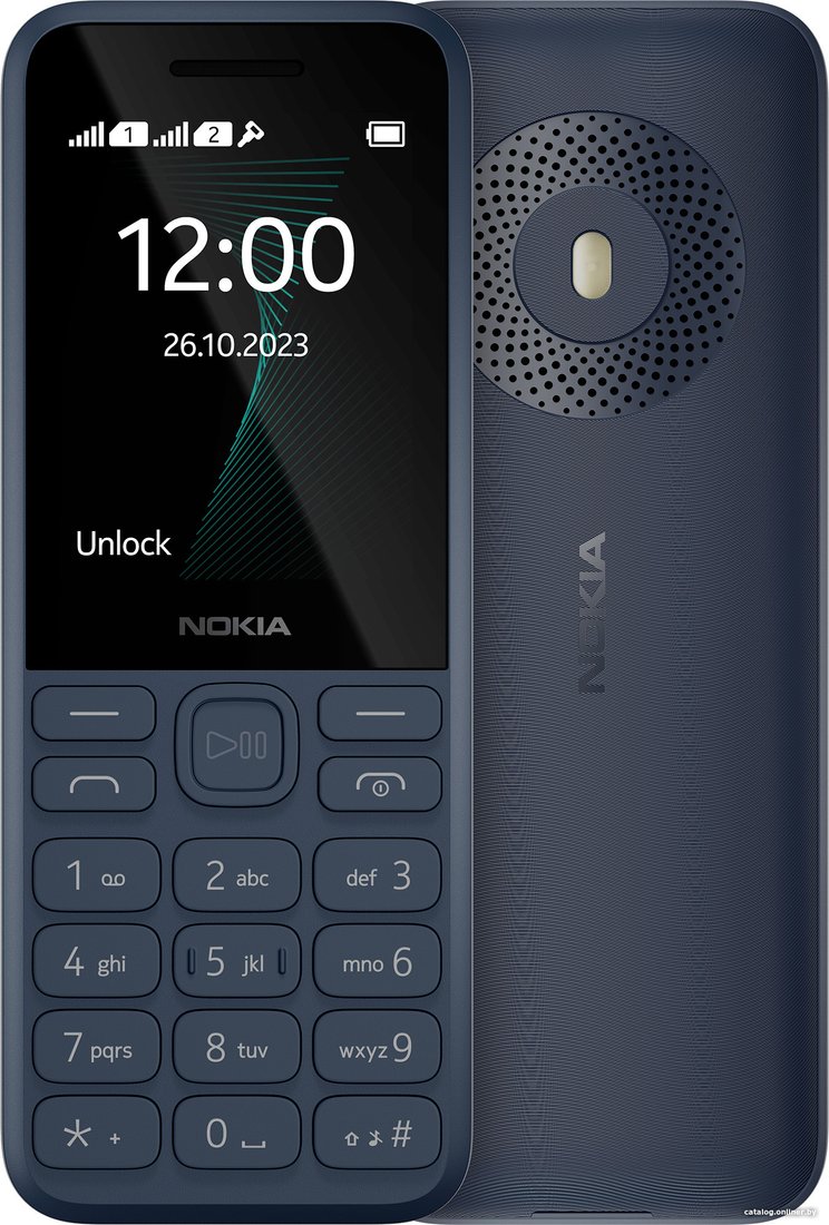 Кнопочный телефон Nokia 130 (2023) Dual SIM TA-1576 (темно-синий)