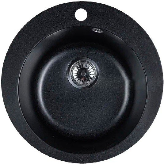 

Кухонная мойка Marblan Orbi (оникс, с сифоном)