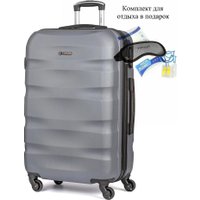 Чемодан-спиннер 4 ROADS 1389-L 77 см (графитовый)