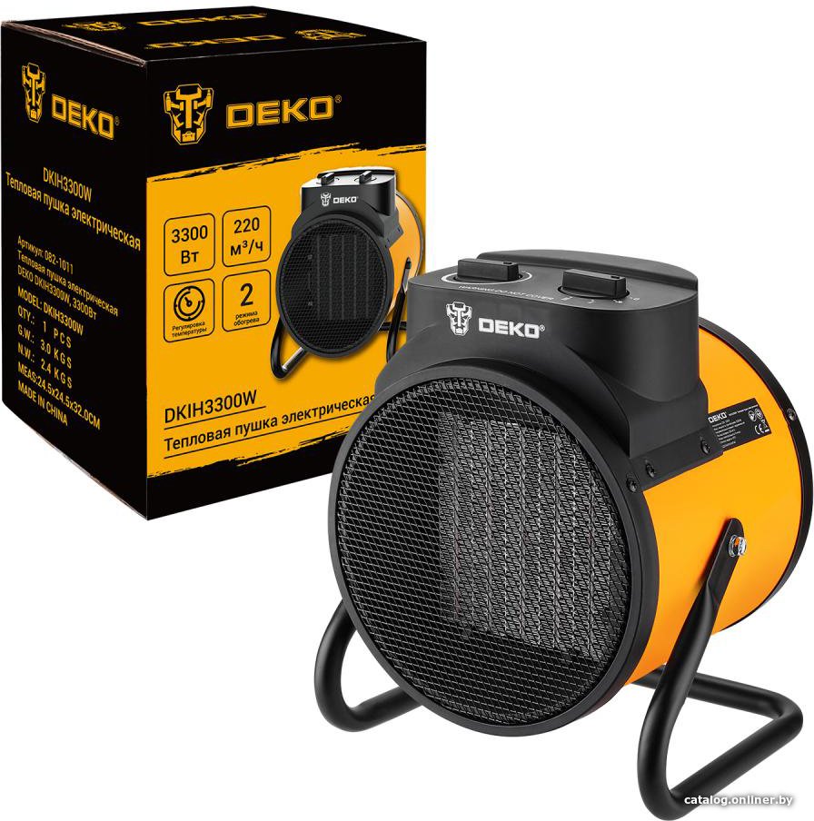 Электрическая тепловая пушка Deko DKIH3300W