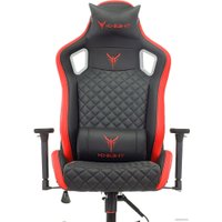 Игровое (геймерское) кресло Knight Outrider (черный/красный)