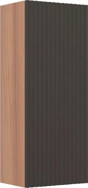 

Runo Шкаф для ванной Соренто 40/Тренто 40 вертикаль (крафтовый дуб/графит)