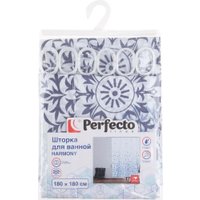 Шторка-занавеска для ванны Perfecto Linea Harmony 36-118017 (блики)