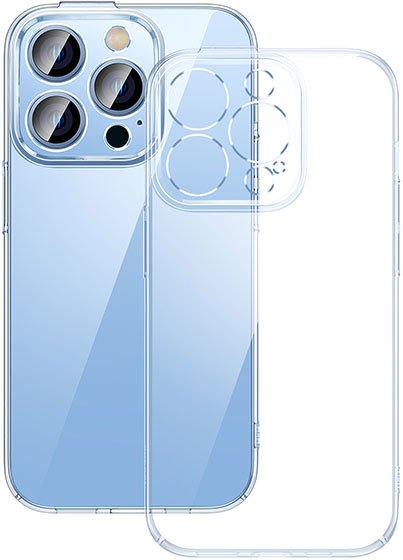 

Чехол для телефона Baseus SuperCeramic Series Glass Case для iPhone 13 Pro (прозрачный)