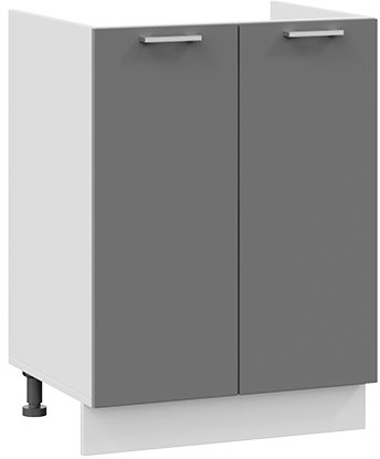 

Шкаф напольный Трия Габриэлла 1Н6М (белый/титан)
