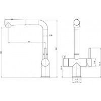 Смеситель Milacio Ultra MCU.561.GD