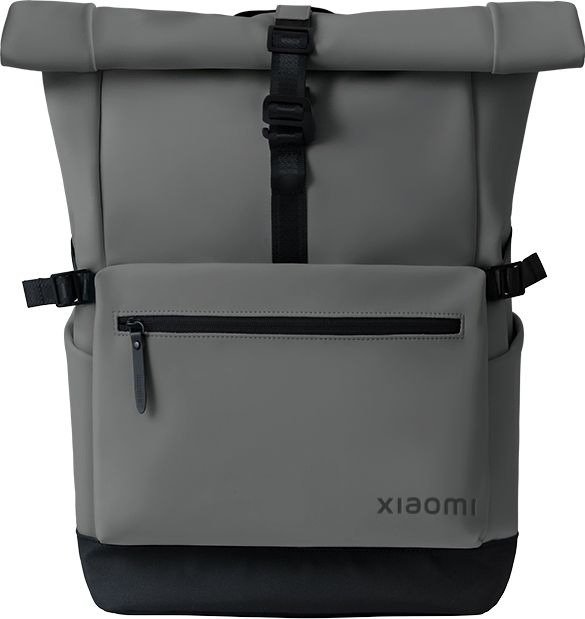 

Городской рюкзак Xiaomi Roll Top Casual Backpack BHR9055GL (серый/черный)