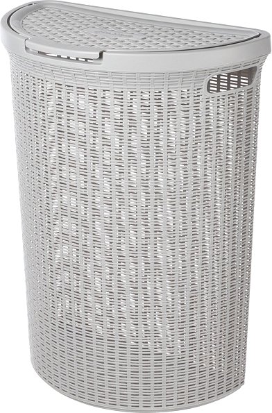 

Корзина Econova Eco Style 45 л 431217630 (светло-серый)
