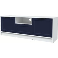 Тумба Интерлиния ТВ Концепт Тренд КТ-ТВ3-50 (белый платинум/индиго)