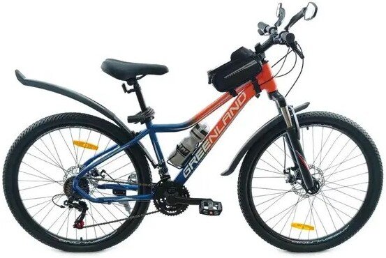 

Велосипед Greenland Demetra 26 р.14 2025 (синий/оранжевый)