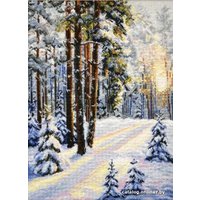 Набор для вышивания Овен Зимняя дорога 727В