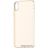Чехол для телефона Baseus Simplicity для iPhone XR (золотистый)