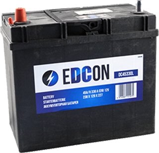 

Автомобильный аккумулятор EDCON DC45330L (45 А·ч)