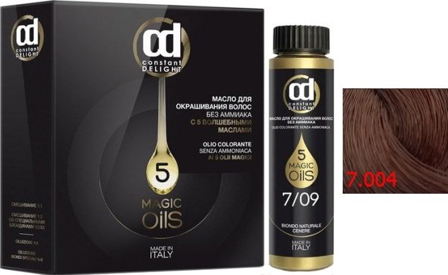 

Масло для окрашивания Constant Delight Olio-Colorante без аммиака 7.09 ореховый