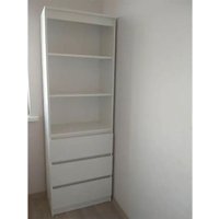 Стеллаж Астрид-Мебель Ницца-4 (Белый)