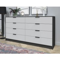 Комод Интерлиния Концепт КТ-К197 (серый/антрацит)