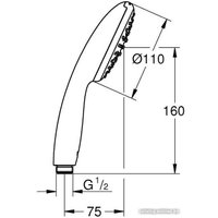 Душевая лейка Grohe Tempesta 27923003