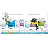 Книга издательства Clever. Книжки-картинки с наклейками. Шмяк учится плавать (Скоттон Р.)