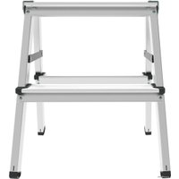 Лестница-стремянка Новая высота алюминиевая двухсторонняя 2x2 (1120202)