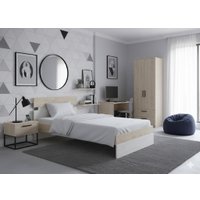 Кровать PROxSON Milton 80x200 (бунратти/дуб шамони светлый 124)