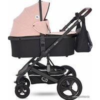 Универсальная коляска Lorelli Boston 2021 (2 в 1, розовый, звезды)