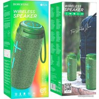 Беспроводная колонка Borofone BR24 (темно-зеленый)