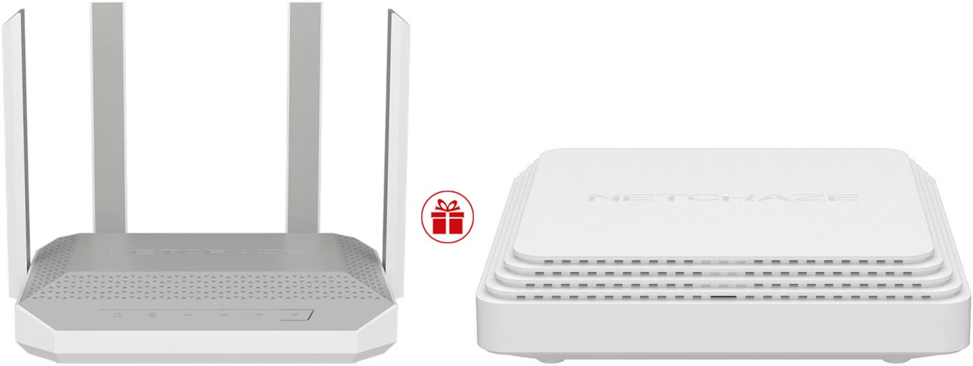 Wi-Fi роутер Netcraze Ultra NC-1812 + Wi-Fi роутер Challenger SE NC-3911 по акции