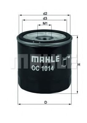

Масляный фильтр Mahle Knecht OC1014