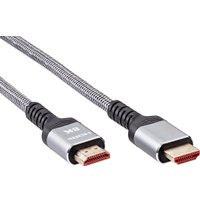 Кабель AOPEN ACG859A-2 HDMI - HDMI (2 м, серый)
