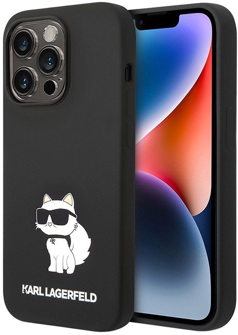 

Чехол для телефона CG Mobile Lagerfeld Liquid silicone NFT Choupette Hard для iPhone 15 Pro Max KLHCP15XSNCHBCK