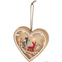 Елочная игрушка ЭРА Сердце ENGDS-5L Б0060479