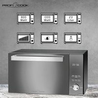 Микроволновая печь ProfiCook PC-MWG 1204