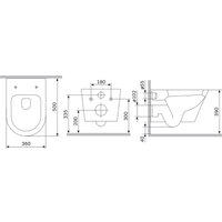 Унитаз подвесной AM.PM X-Joy Aquaspin C851900SC (с сиденьем)