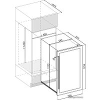 Винный шкаф Dunavox DAVS-72.185DSS