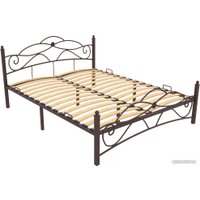 Кровать Князев Мебель Грация 180x200 ГЯ.180.200.К (коричневый муар)