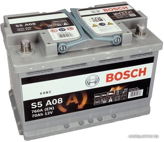 Автомобильный аккумулятор Bosch S5 A08 (570901076) 70 А/ч