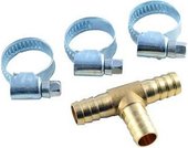 T-образный разветвитель елочка 6 мм + хомуты RF-E102-6/1