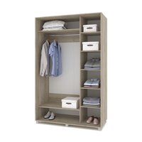 Шкаф-купе Modern Роланд Р642 (серый дуб/белый)