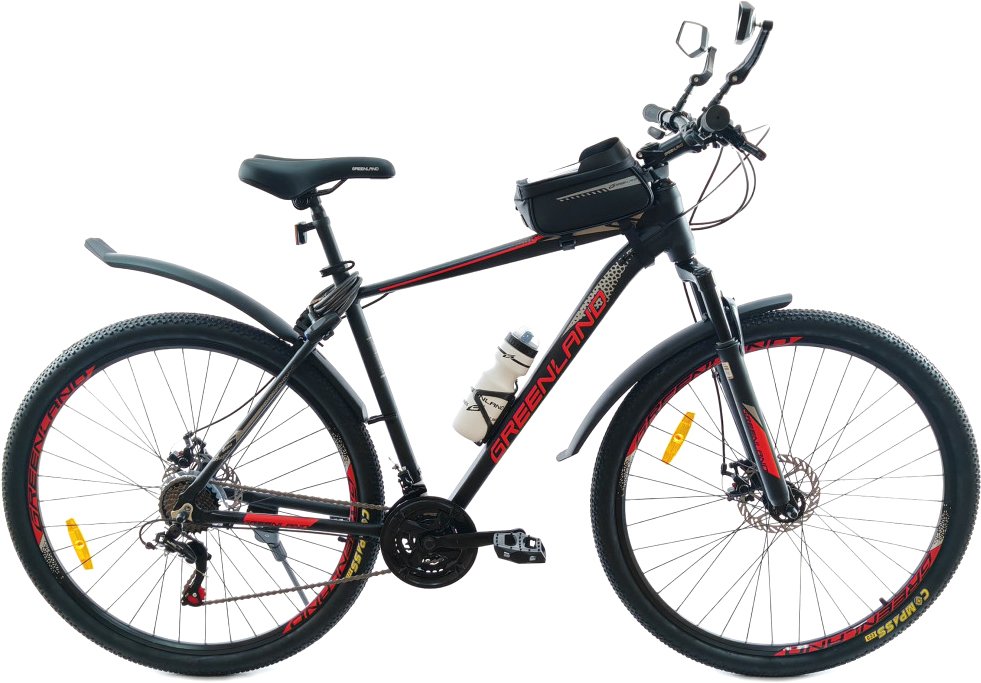 

Велосипед Greenland Scorpion 27.5 р.19 2025 (черный/красный)